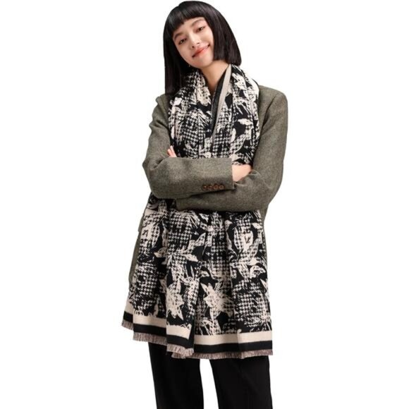 Women's Large Soft Scarves Pashmina Shawls & Wraps Cashmere Feel